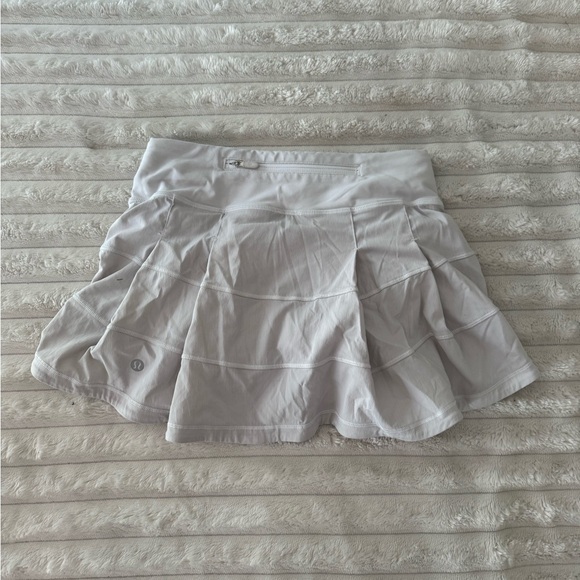 lululemon athletica Pace Rival Mid-Rise White Skirt - Picture 2 of 5
